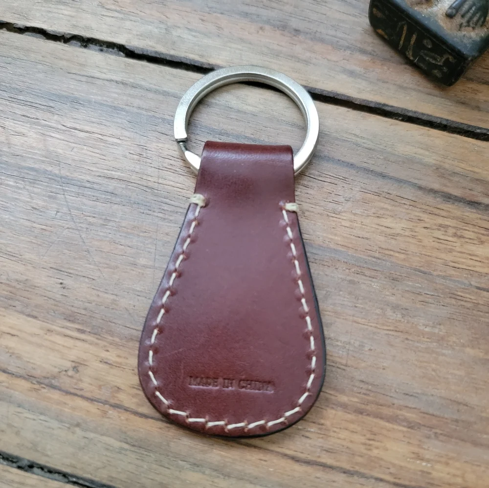Dooney & Bourke vintage leather keychain key fob bag charm - Picture 4 of 5